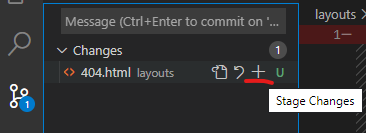 Stage Changes